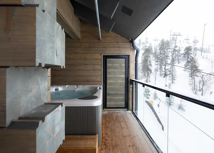 شقة فندقية Kultakero Northern Sky, 3br Penthouse With Jacuzzi 128m2